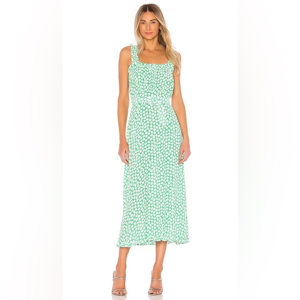 Faithfull the Brand St. Tropez Belted Midi Dress